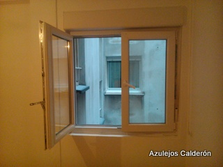 Ventana de aluminio, Plato de ducha, reforma integral baño y cocina, azulejos calderón S.L. gijón