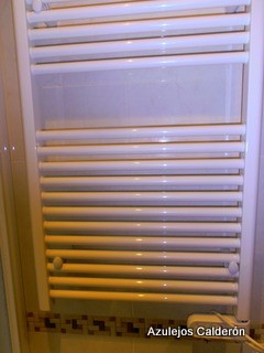 RADIADOR TOALLERO 80 BL.500 W C/ TERMOSTATO