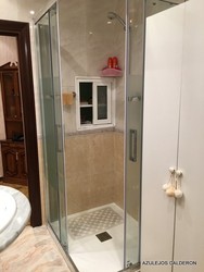 sustitucion realizada. vista general de mampara rectangular mod. " prestige titan"