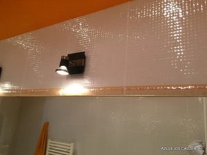 PUNTO DE LUZ Y AZULEJO IRIS BLANCO