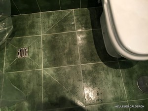DESAGÜE DE DUCHA DE OBRA