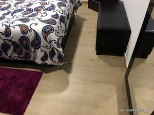 PORCELANICO TIPO TARIMA EN TODO EL PISO 