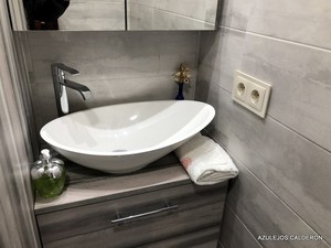 ASEO. LAVABO OVAL DE SOBRE - ENCIMERA