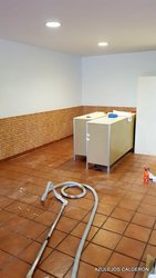 ZOCALADA COLOCADA EN TODO EL PERIMETRO DEL GARAJE