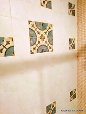 REFORMA DE BAÑO .COLOCACION DE LOS DECORADOS SUGERIDOS POR LA PROPIEDAD