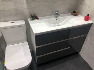 LAVABO LAVAMANOS LACADO 3 CAJONES 
