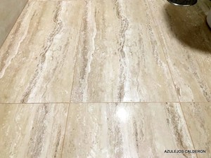 SUELO PORCELANICO TIPO TRAVERTINO