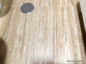 SUELO PORCELANICO TIPO TRAVERTINO DE 30x60