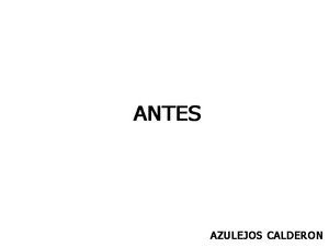 "ANTES"