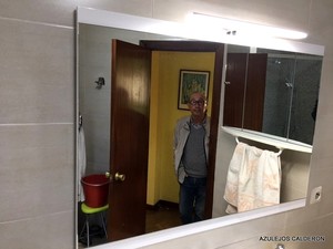 ESPEJO A JUEGO C/ APLIQUE