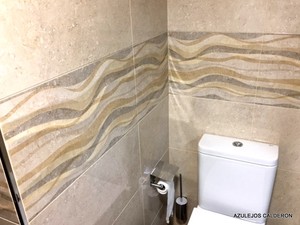 AZULEJO "ROYAL MARFIL" LISO Y ONDAS