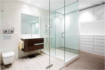 Más ideas para baños con falta de espacio